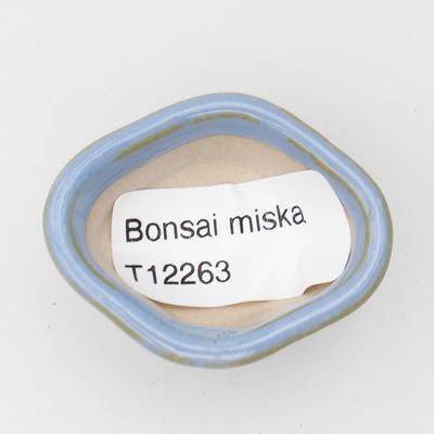Mini miska bonsai 4,5 x 4 x 2 cm, kolor niebieski - 3