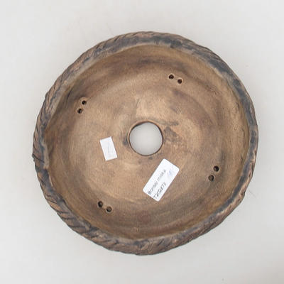 Ceramiczna miska bonsai 20 x 20 x 6 cm, kolor szary - II gatunek - 3