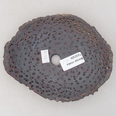 Ceramiczna miska bonsai 15 x 12 x 4,5 cm, kolor szary - II gatunek - 3