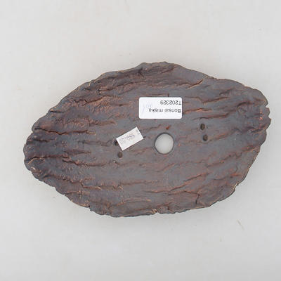 Ceramiczna miska bonsai 17 x 11 x 5 cm, kolor szary - II gatunek - 3