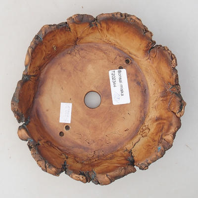 Ceramiczna miska bonsai 12 x 12 x 4 cm, kolor szary - II gatunek - 3