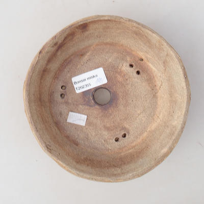 Ceramiczna miska bonsai 16 x 16 x 5 cm, kolor szary - II gatunek - 3