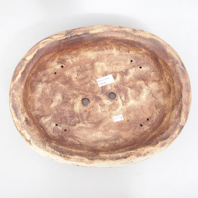 Ceramiczna miska bonsai 37 x 29 x 8,5 cm, kolor brązowo-zielony - 2. jakość - 3