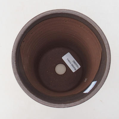 Ceramiczna miska bonsai 13,5 x 13,5 x 17 cm, kolor brązowy - 3