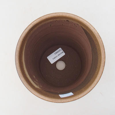 Ceramiczna miska bonsai 14,5 x 14,5 x 16 cm, kolor brązowy - 3