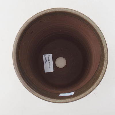 Ceramiczna miska bonsai 13 x 13 x 16,5 cm, kolor brązowy - 3