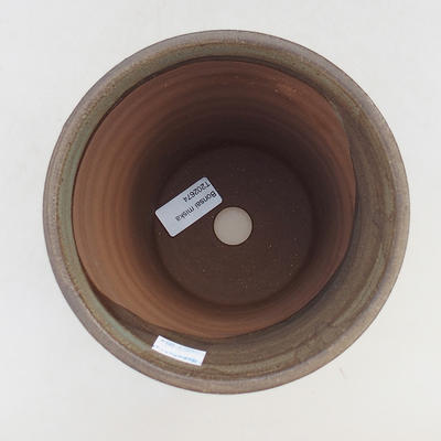 Ceramiczna miska bonsai 15 x 15 x 16 cm, kolor brązowy - 3