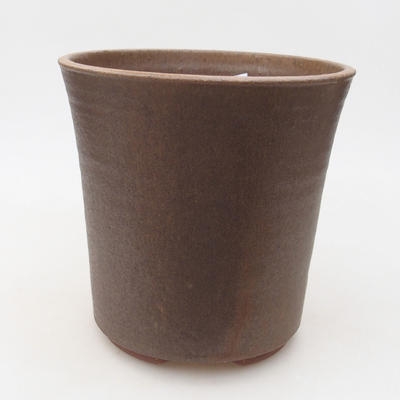 Ceramiczna miska bonsai 16 x 16 x 16 cm, kolor brązowy - 3