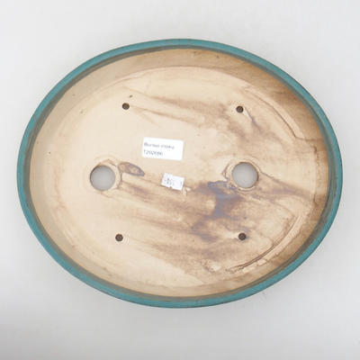 Ceramiczna miska bonsai 28 x 24 x 4,5 cm, kolor zielony - 3