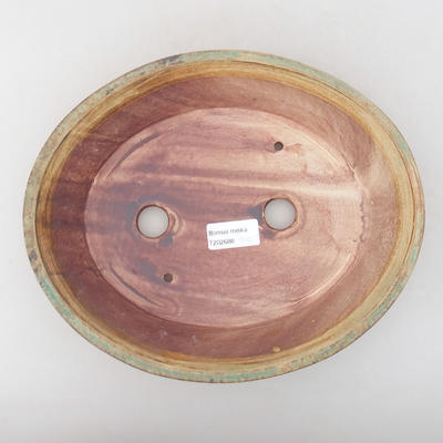 Ceramiczna miska bonsai 26,5 x 21,5 x 6 cm, kolor zielony - 3