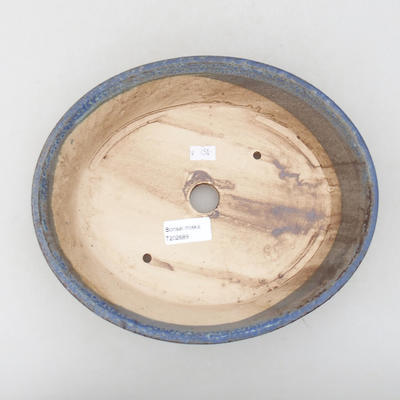 Ceramiczna miska bonsai 26,5 x 21,5 x 6 cm, kolor niebieski - 3