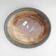 Ceramiczna miska bonsai 33,5 x 29 x 8 cm, kolor niebiesko-czarny - 3/3