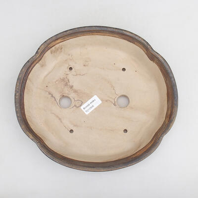 Ceramiczna miska bonsai 29 x 26 x 5,5 cm, kolor brązowy - 3