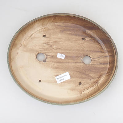 Ceramiczna miska bonsai 15 x 12 x 5 cm, kolor brązowy - 3