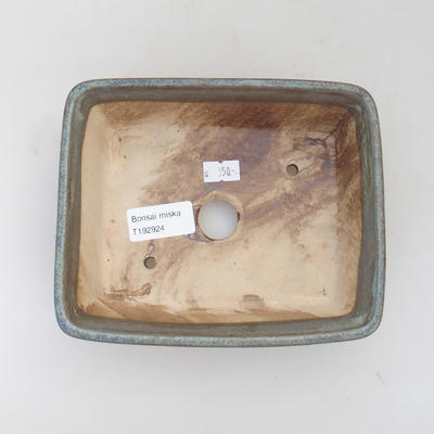 Ceramiczna miska bonsai 17 x 14 x 5 cm, kolor brązowy - 3