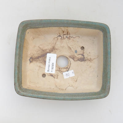 Ceramiczna miska bonsai 17,5 x 14 x 5 cm, kolor beżowy - 3