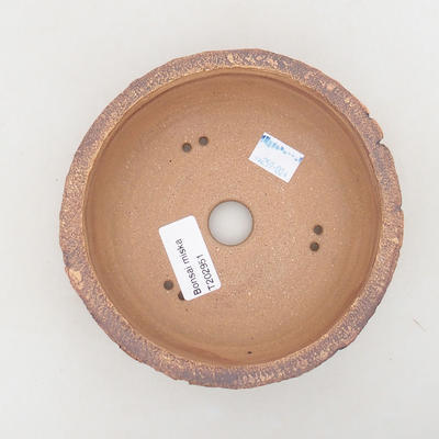 Ceramiczna miska bonsai 14 x 14 x 6 cm, kolor szary - 3