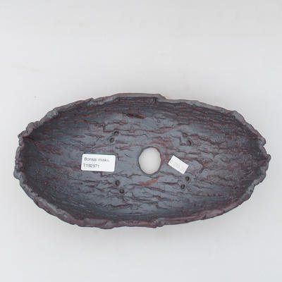Ceramiczna skorupa 24 x 13 x 7 cm, kolor metalowy - 3