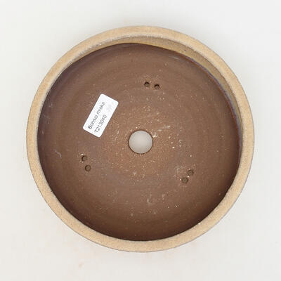 Ceramiczna miska bonsai 19 x 19 x 5 cm, kolor beżowy - 3