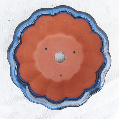 Miska Bonsai 22 x 22 x 10 cm, kolor niebieski - 3