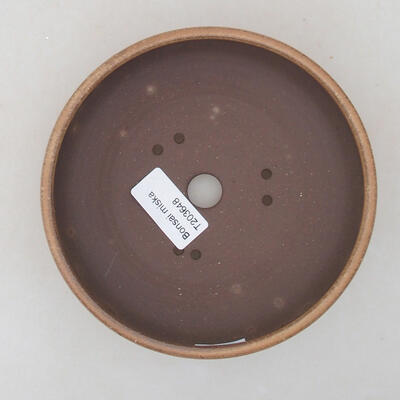 Ceramiczna miska bonsai 14 x 14 x 5 cm, kolor beżowy - 3