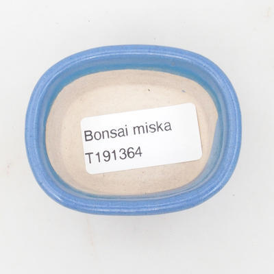 Miska mini bonsai 6,5 x 5 x 2,5 cm, kolor niebieski - 3