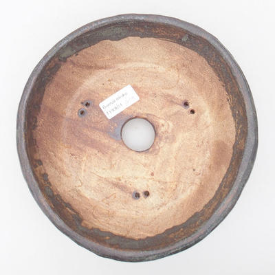 Ceramiczna miska bonsai 21 x 21 x 6,5 cm, kolor szary - 3