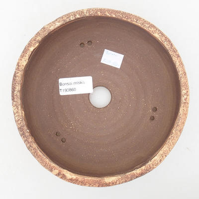 Ceramiczna miska bonsai 17 x 17 x 6 cm, kolor szary - 3