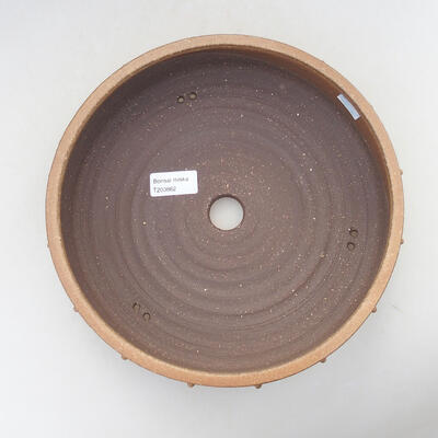Ceramiczna miska bonsai 28 x 28 x 7,5 cm, kolor beżowy - 3