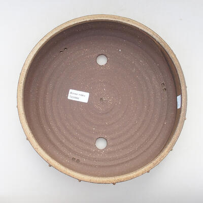Ceramiczna miska bonsai 28,5 x 28,5 x 6 cm, kolor beżowy - 3