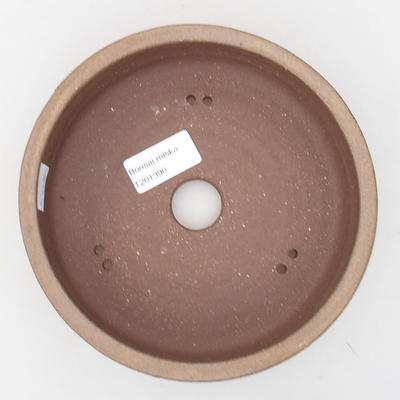 Ceramiczna miska bonsai 17 x 17 x 5 cm, kolor brązowy - 3
