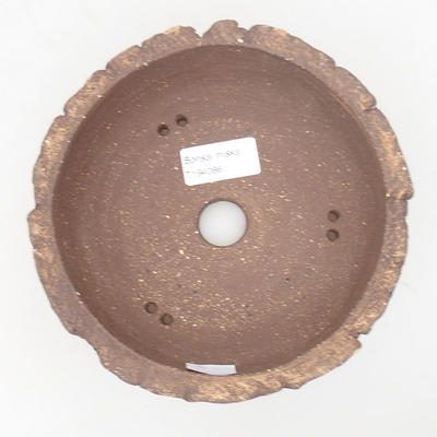 Ceramiczna miska bonsai 18 x 18 x 6 cm, kolor szary - 3