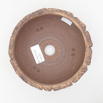 Ceramiczna miska bonsai 16 x 16 x 5,5 cm, kolor szary - 3