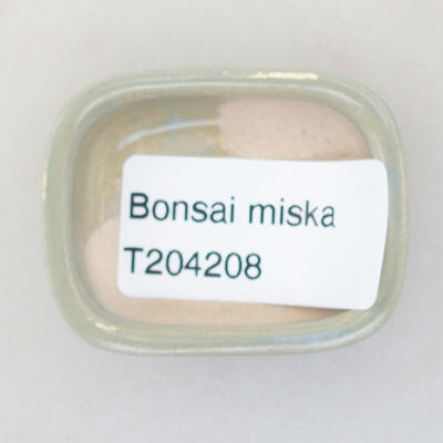 Mini miska bonsai 4 x 3,5 x 1,5 cm, kolor niebieski - 3