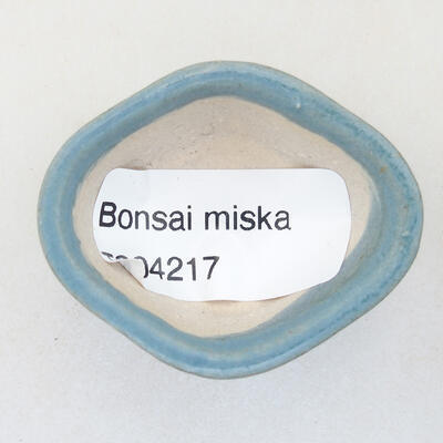 Mini miska bonsai 4 x 3 x 2 cm, kolor niebieski - 3