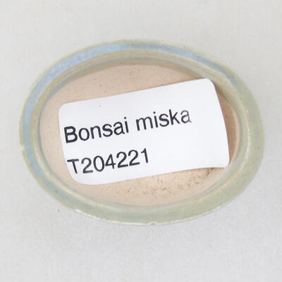 Mini miska bonsai 4 x 3 x 3 cm, kolor niebieski - 3