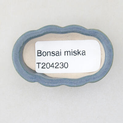 Mini miska bonsai 5 x 3 x 1,5 cm, kolor niebieski - 3