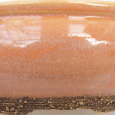 Ceramiczna miska bonsai 16 x 16 x 6 cm, kolor różowy - 3