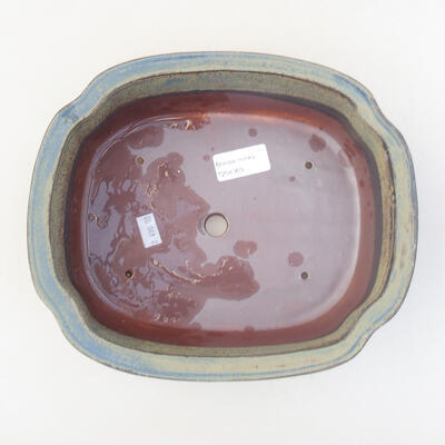 Ceramiczna miska bonsai 23 x 20 x 7 cm, kolor szary - 3