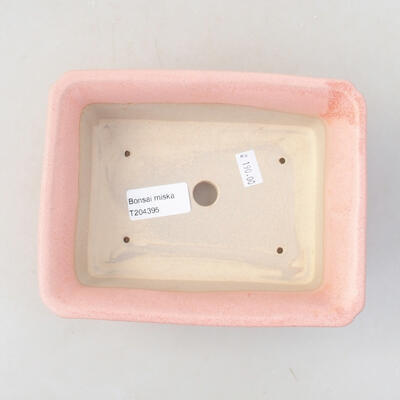 Ceramiczna miska bonsai 17,5 x 14 x 7 cm, kolor różowy - 3