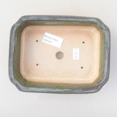 Ceramiczna miska bonsai 17 x 13,5 x 4,5 cm, kolor zielony - 3