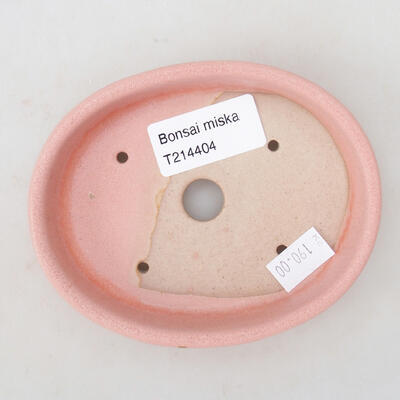 Ceramiczna miska bonsai 11,5 x 9,5 x 2,5 cm, kolor różowy - 3