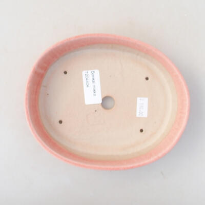 Ceramiczna miska bonsai 17 x 14 x 4 cm, kolor różowy - 3