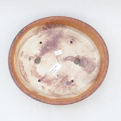 Ceramiczna miska bonsai 28 x 25 x 6 cm, kolor brązowy - 3