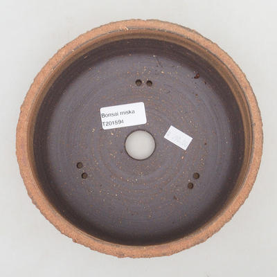 Ceramiczna miska bonsai 18 x 18 x 6,5 cm, popękany kolor - 3