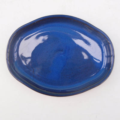 Taca na wodę Bonsai H 05 - 10 x 7,5 x 1 cm, niebieski - 10 x 7,5 x 1 cm - 3