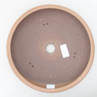 Ceramiczna miska bonsai 24 x 24 x 6 cm, kolor brązowy - 3