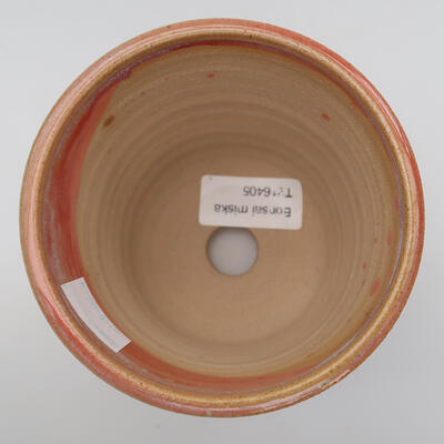 Ceramiczna miska bonsai 10,5 x 10,5 x 8,5 cm, kolor różowy - 3