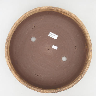 Ceramiczna miska bonsai 32 x 32 x 8 cm, kolor popękany - 3
