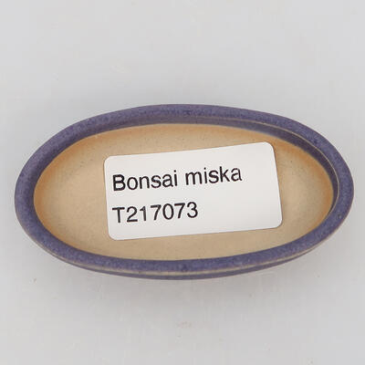 Ceramiczna miska bonsai 7 x 3,5 x 2 cm, kolor fioletowy - 3